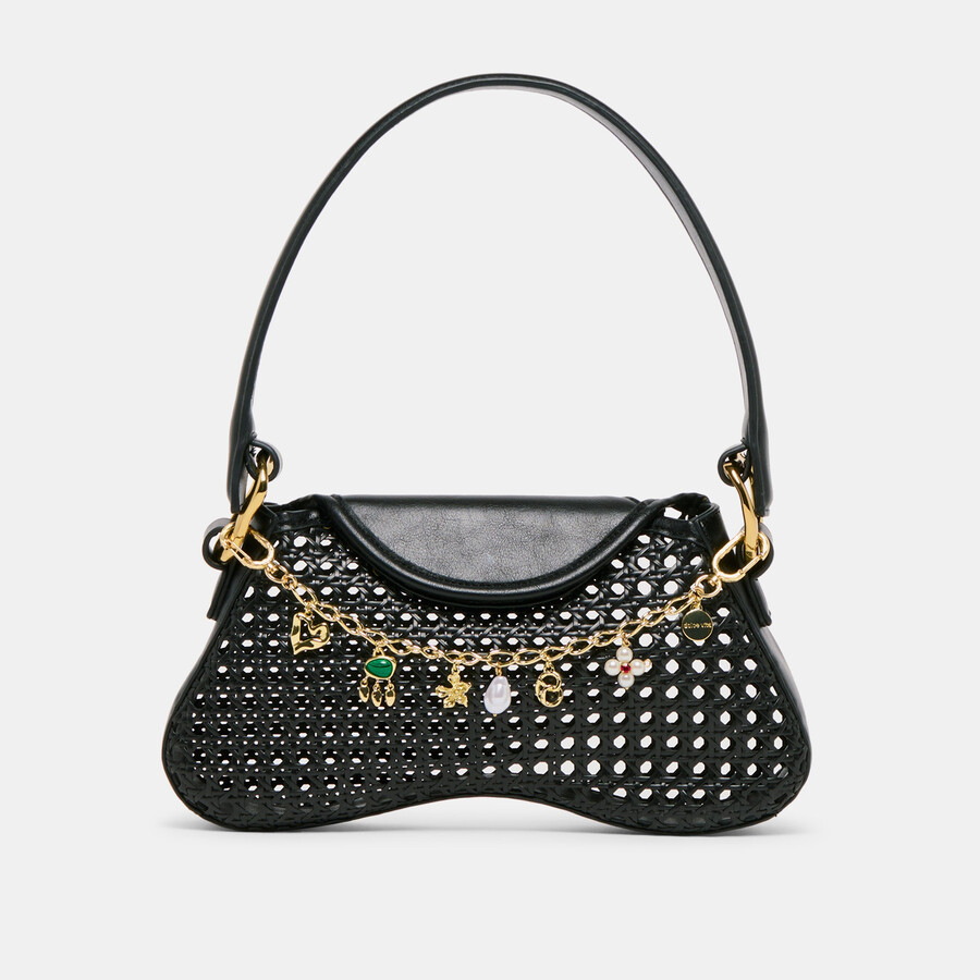 perlenketten-taschenanhänger goldperle