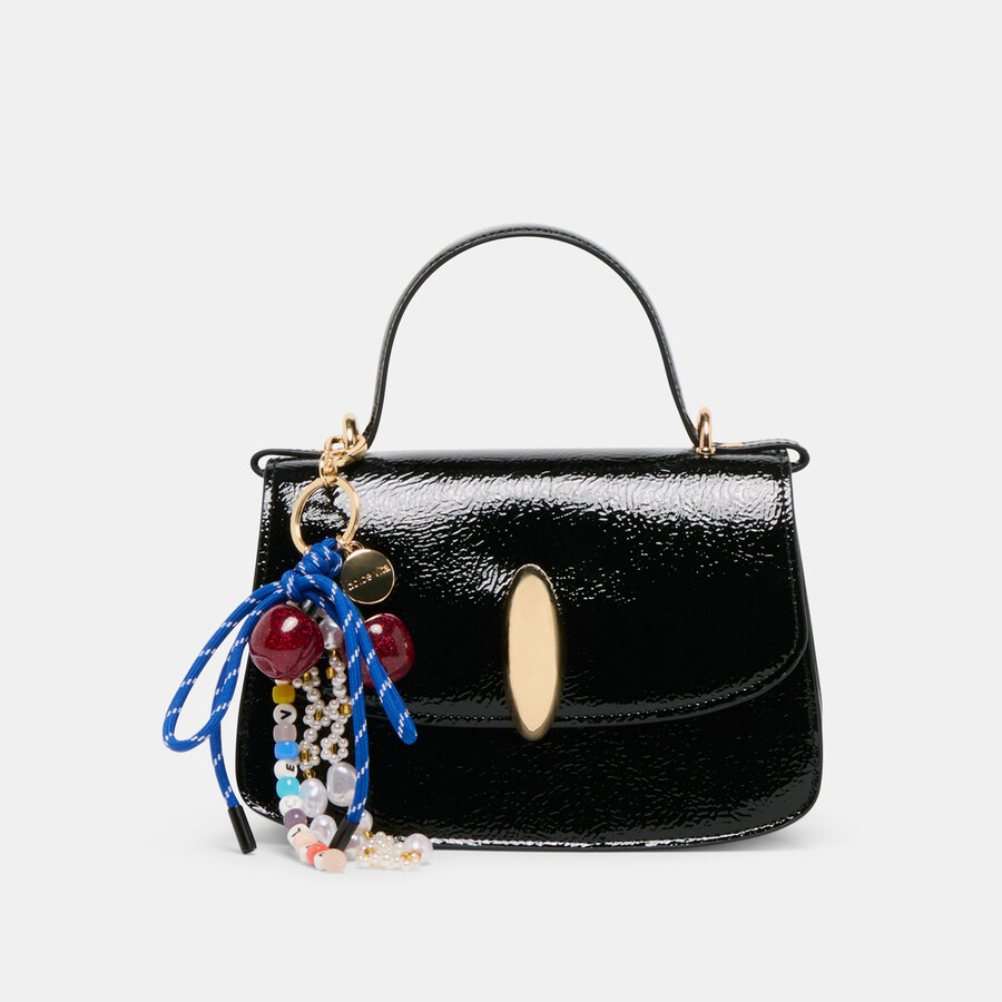 dolce vita perlen-taschenanhänger blau multi