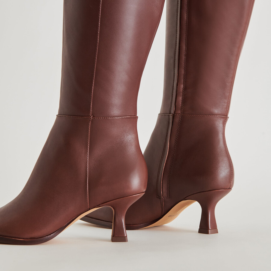 auggie boots schokoladenbraunes leder