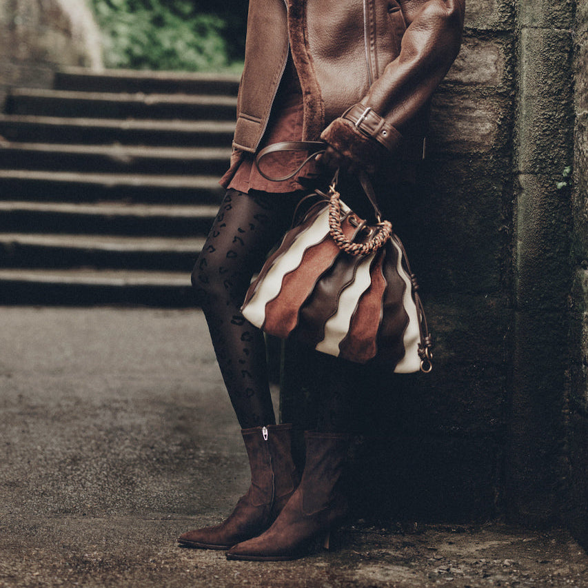 arya boots dunkelbraun stella wildleder
