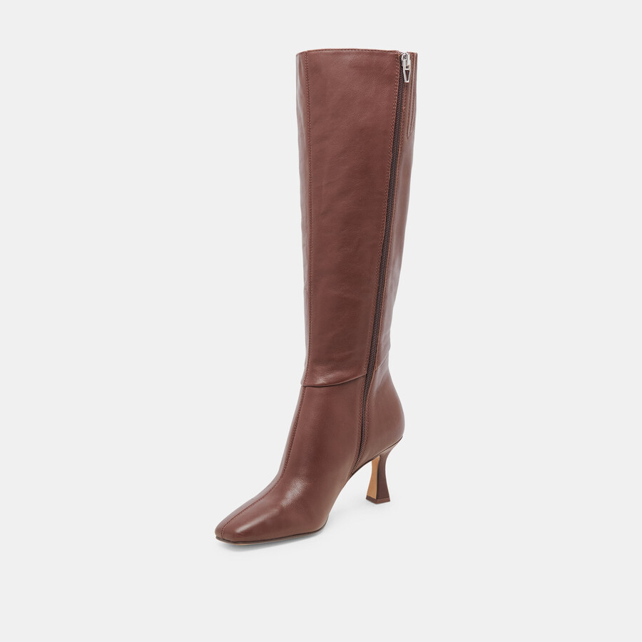 gyra boots schokoladenbraunes leder