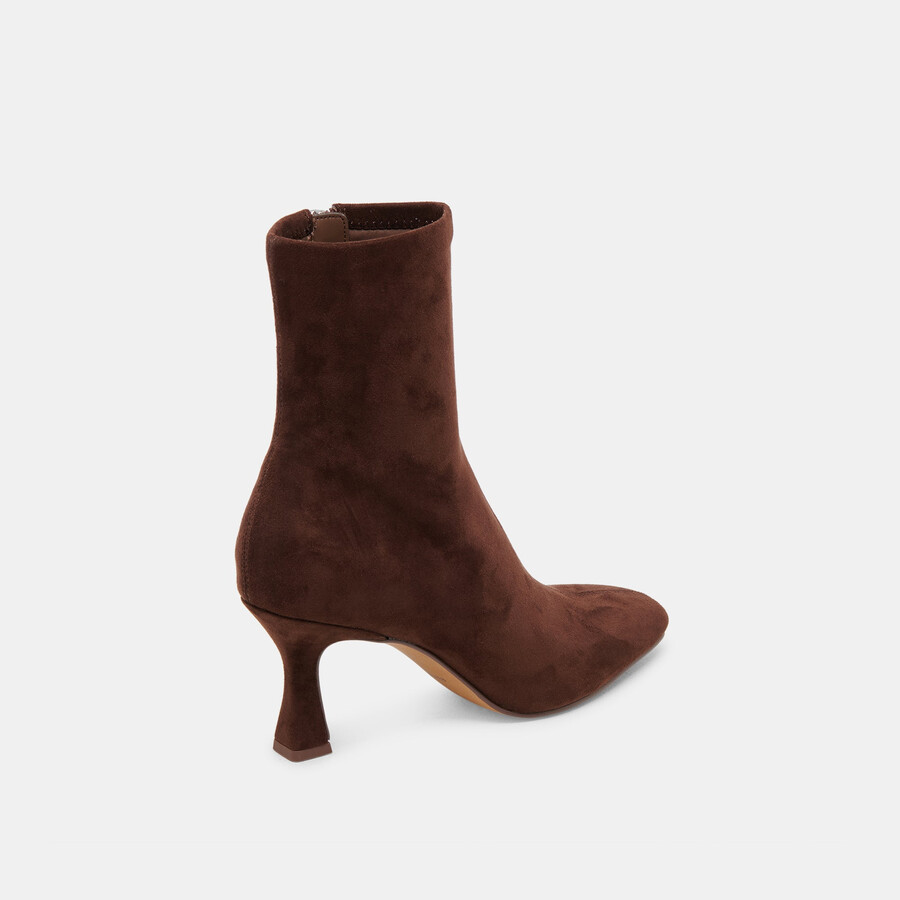 glamour boots dunkelbraun stella wildleder