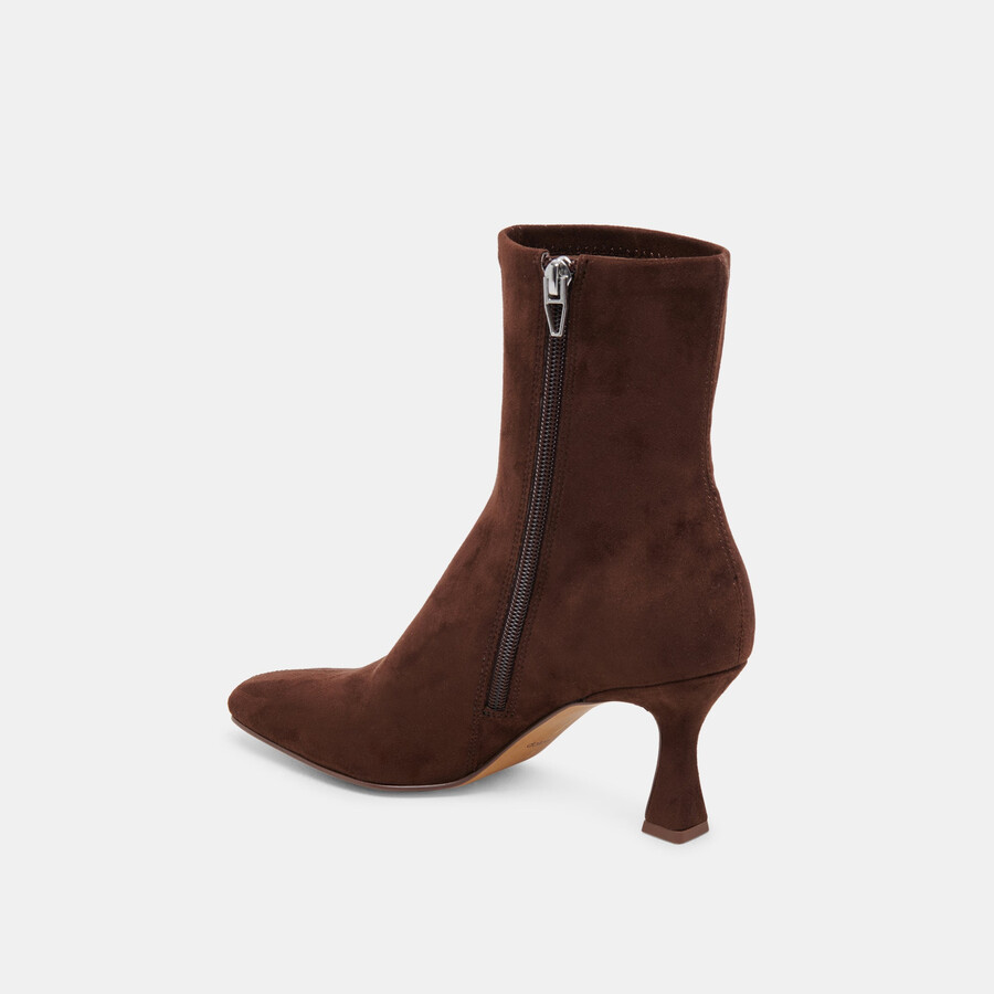 glamour boots dunkelbraun stella wildleder