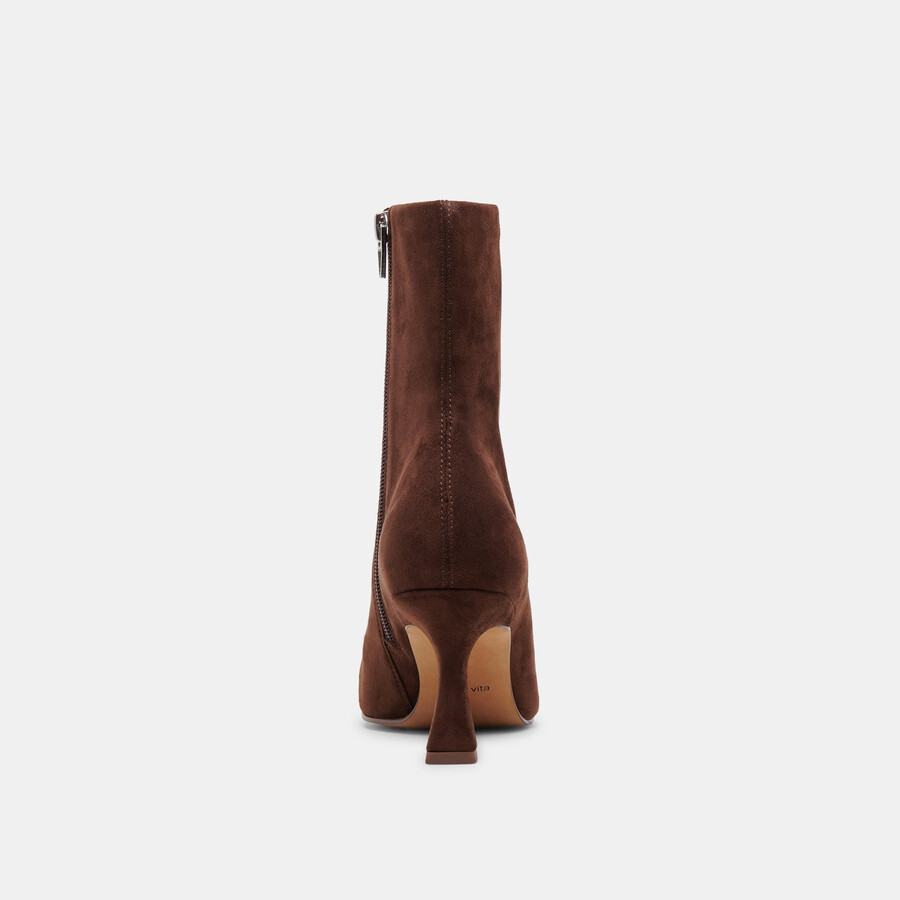 glamour boots dunkelbraun stella wildleder