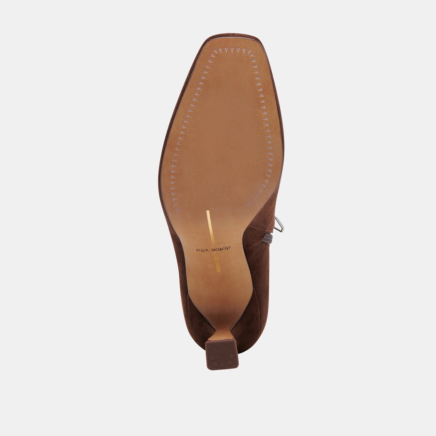 glamour boots dunkelbraun stella wildleder