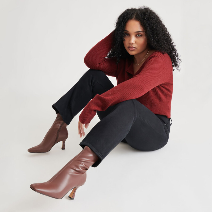 glamour boots chocolate stella