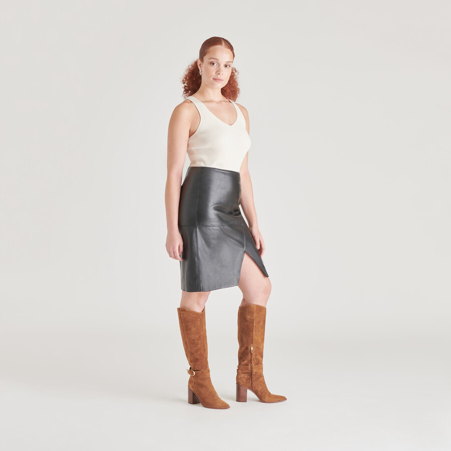 tyrone boots aus braunem wildleder