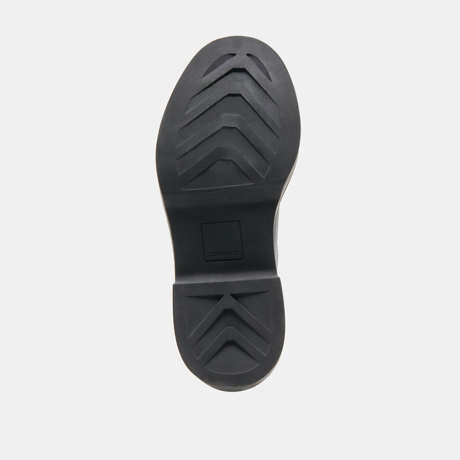 hilora h2o stiefel aus schwarzem leder