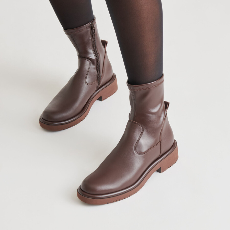 simaya h2o boots mahagoni leder