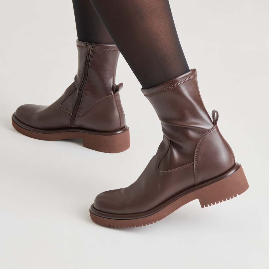 simaya h2o boots mahagoni leder