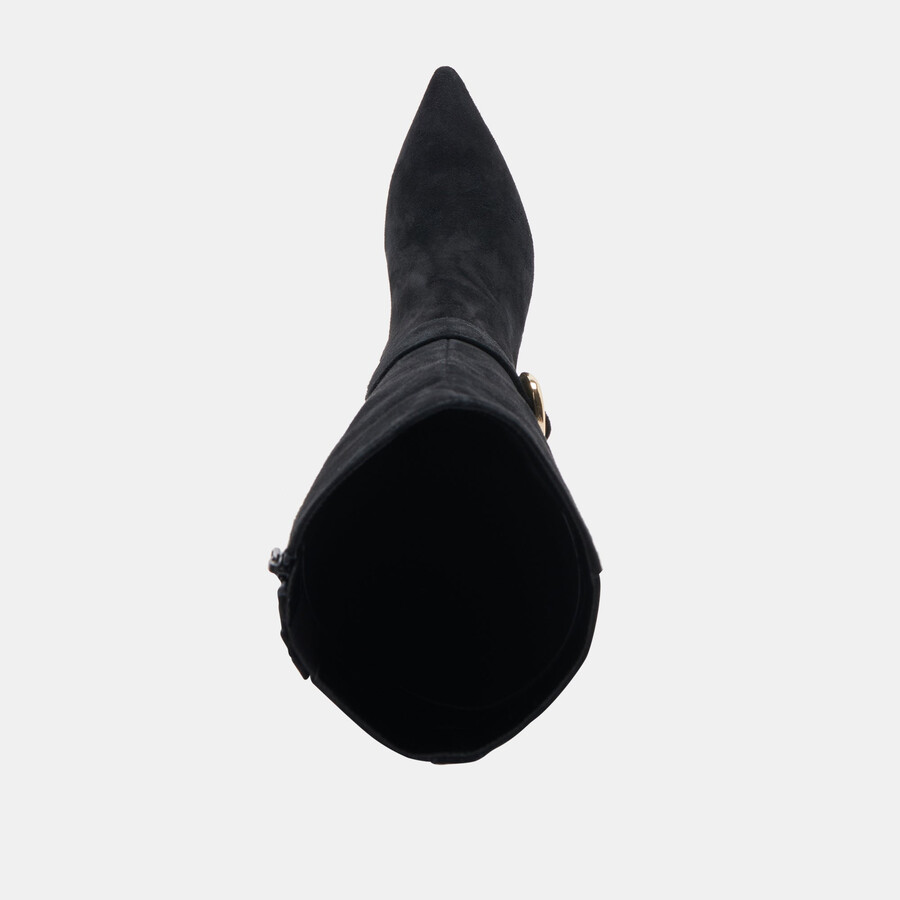 kinzy boots onyx wildleder