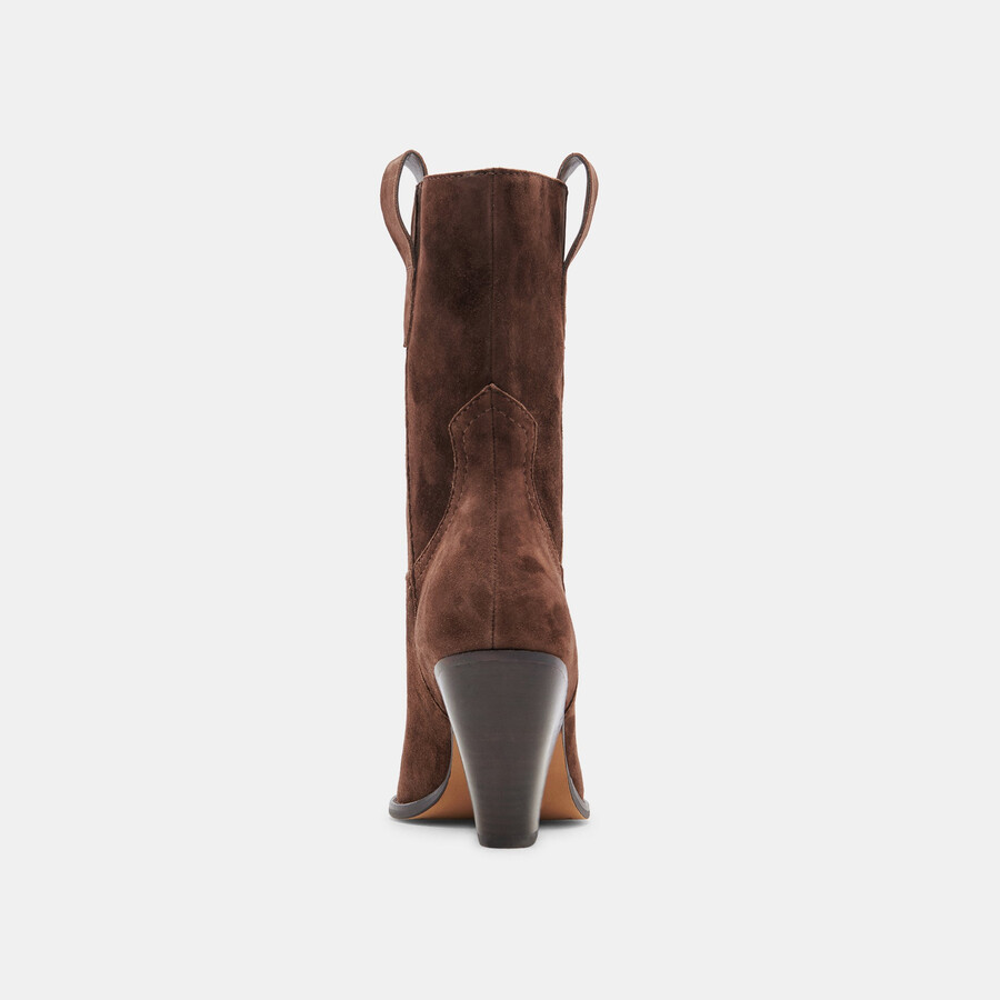 jessey boots dunkelbraunes wildleder
