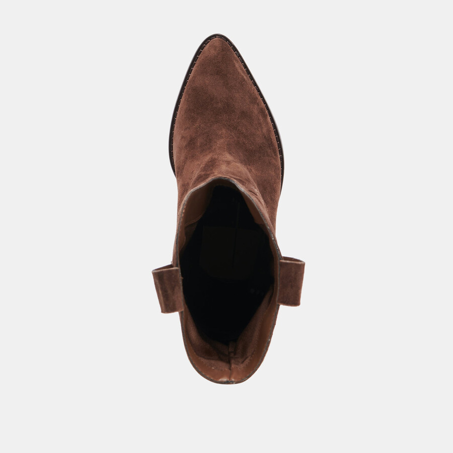 jessey boots dunkelbraunes wildleder