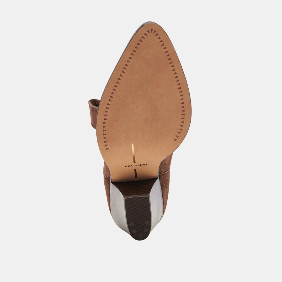 jessey boots dunkelbraunes wildleder
