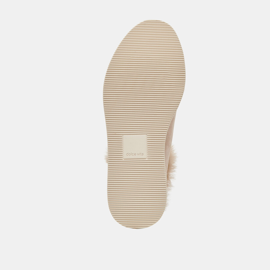 ardy plush h2o babyschuhe aus taupefarbenem wildleder
