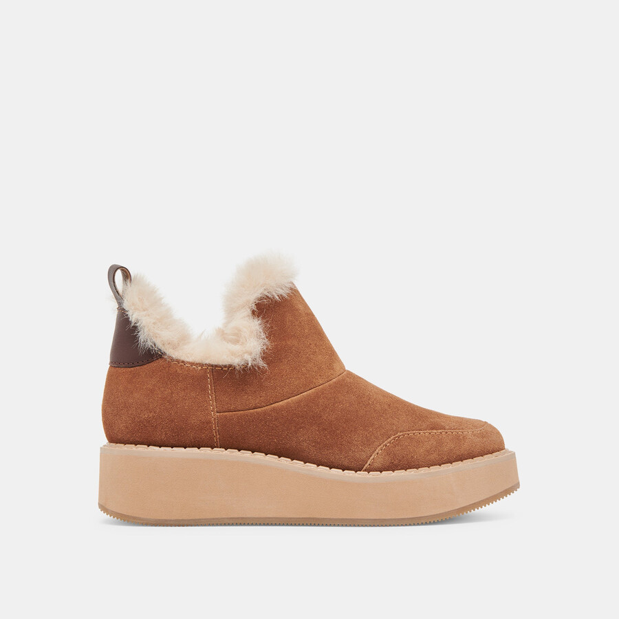 ardy plush h2o babyschuhe aus pekannuss-wildleder