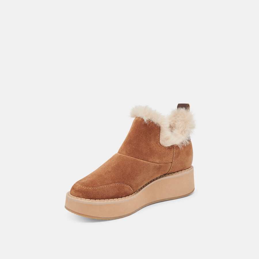ardy plush h2o babyschuhe aus pekannuss-wildleder