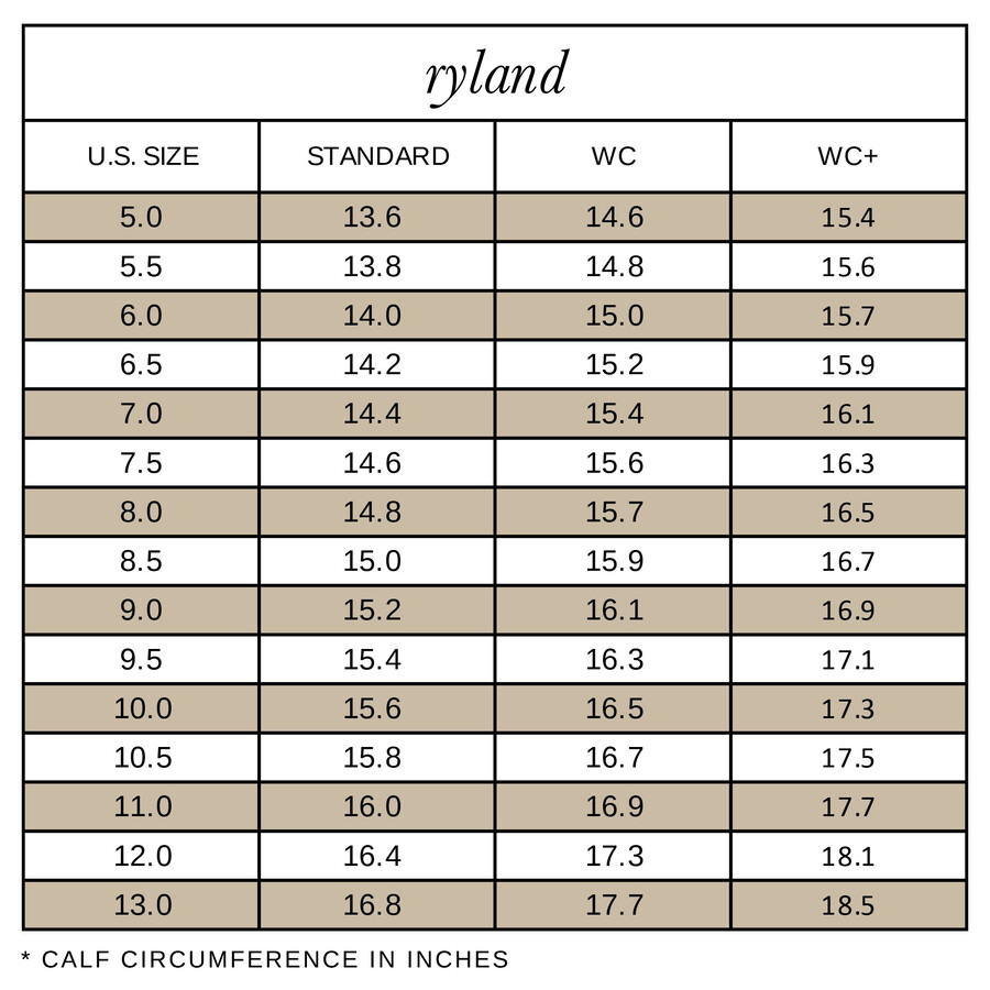 ryland stiefel mit weitem schaft schwarzes leder