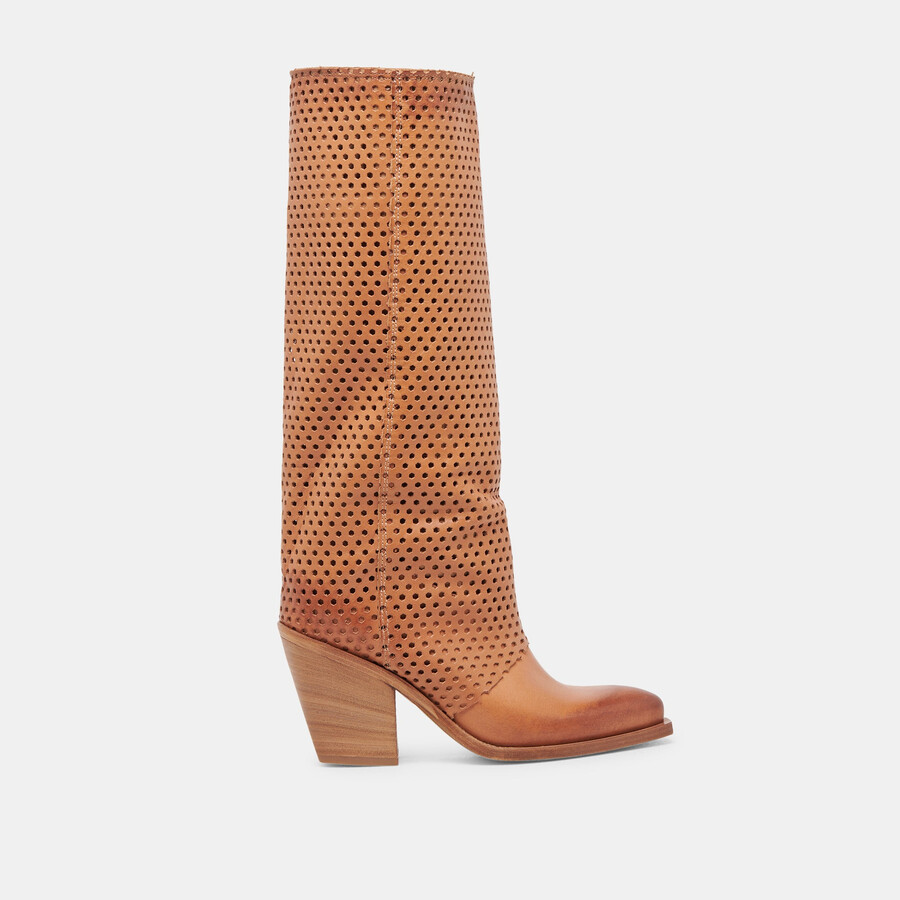 boone boots cognac leder