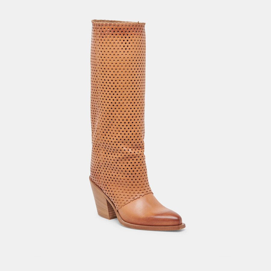 boone boots cognac leder