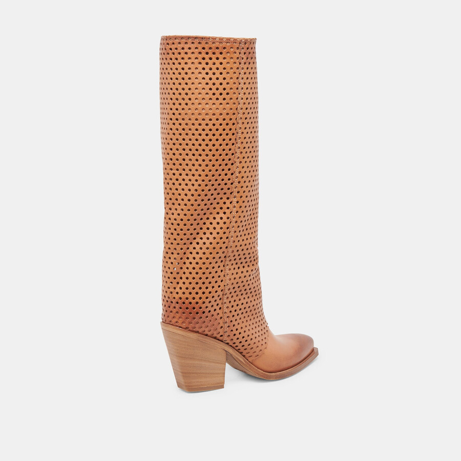 boone boots cognac leder