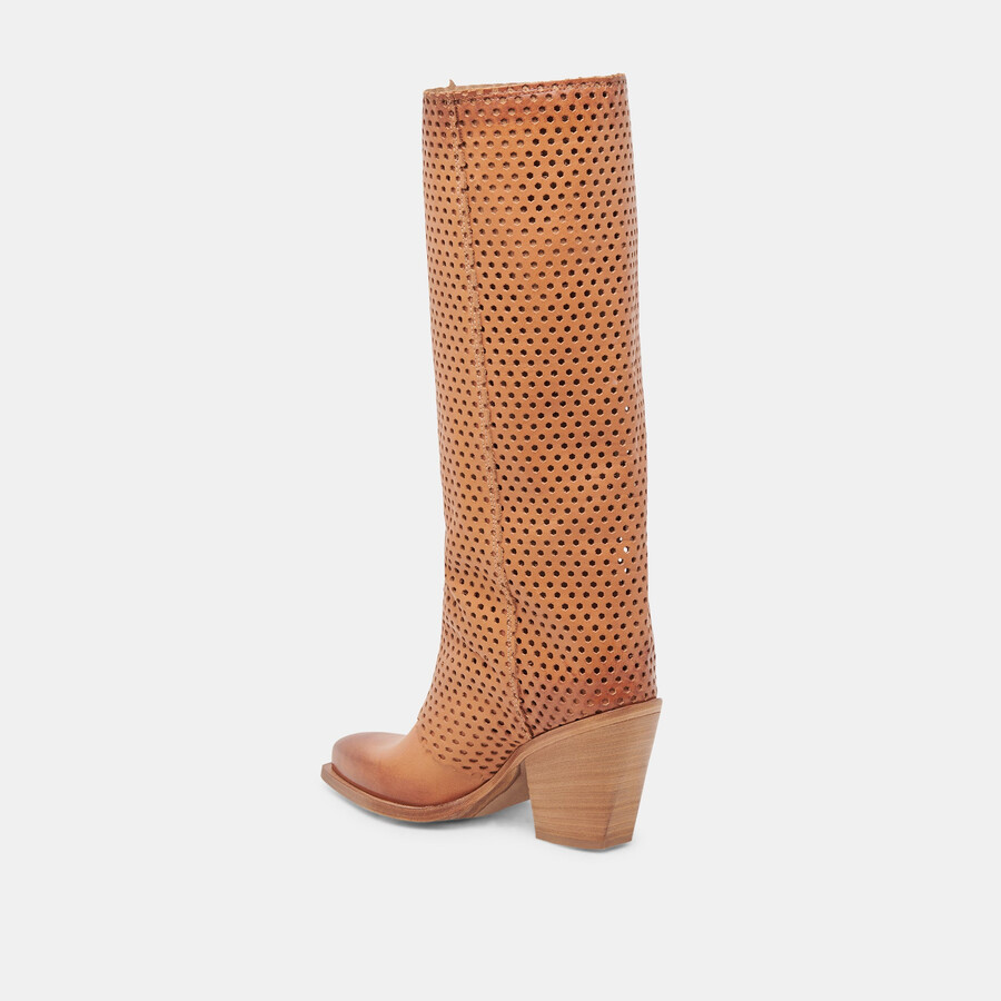 boone boots cognac leder