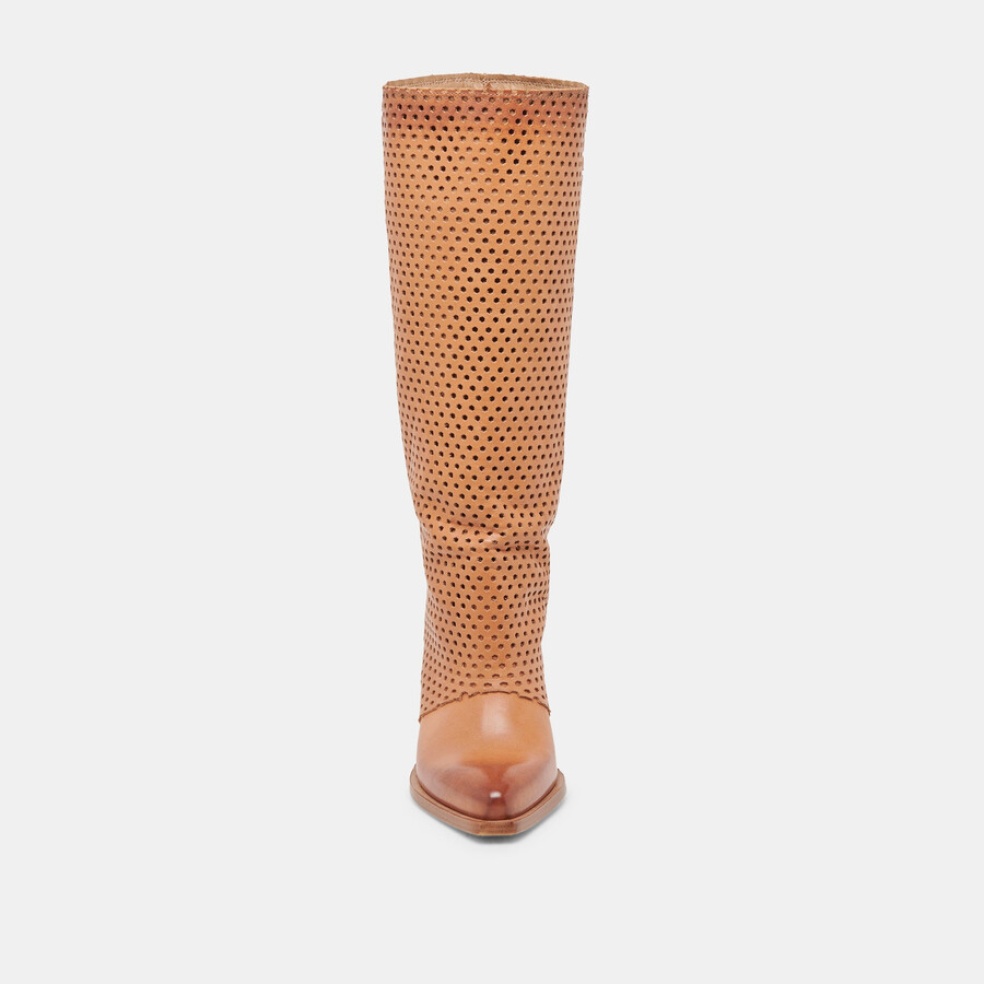 boone boots cognac leder