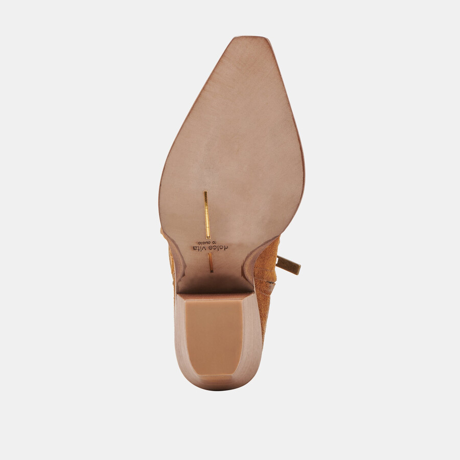 waylan boots aus kastanienbraunem wildleder