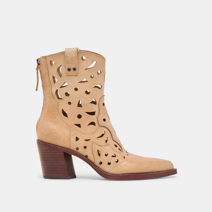 zenobi stiefeletten aus kamelleder im used-look