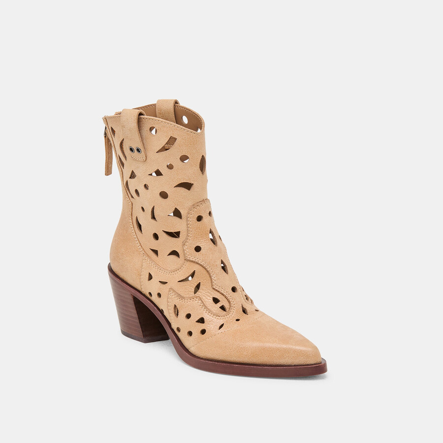 zenobi stiefeletten aus kamelleder im used-look