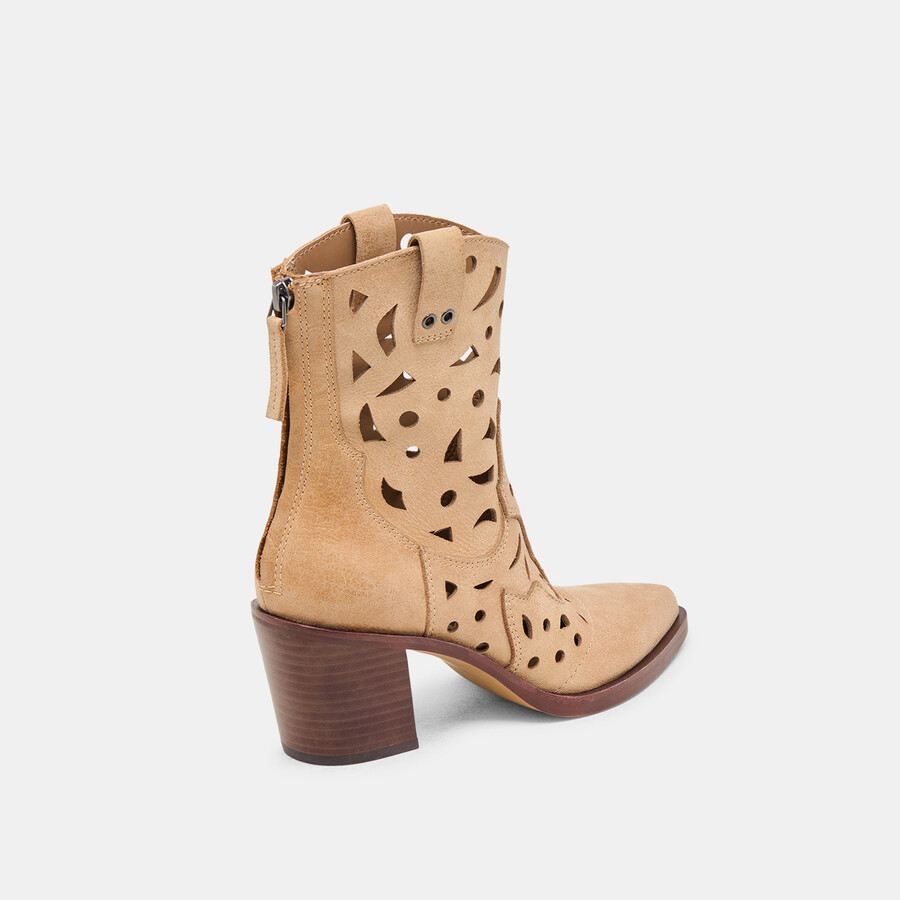zenobi stiefeletten aus kamelleder im used-look