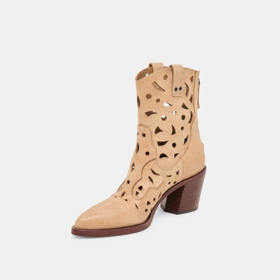 zenobi stiefeletten aus kamelleder im used-look