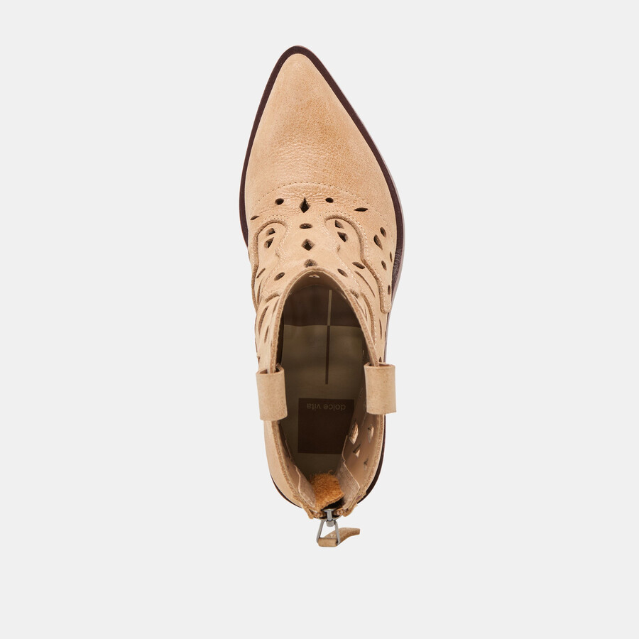 zenobi stiefeletten aus kamelleder im used-look