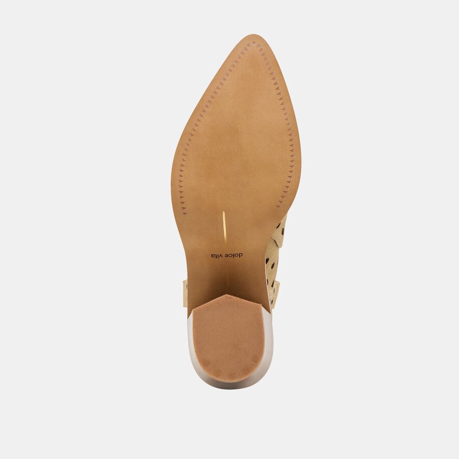zenobi stiefeletten aus dunkeltaupefarbenem wildleder