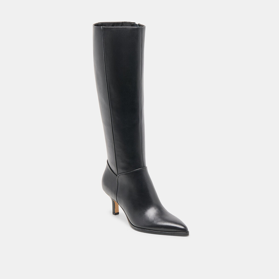 aldy boots schwarzes leder