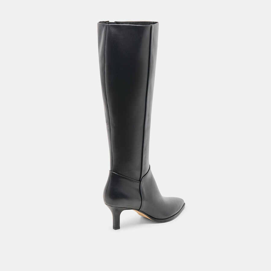 aldy boots schwarzes leder