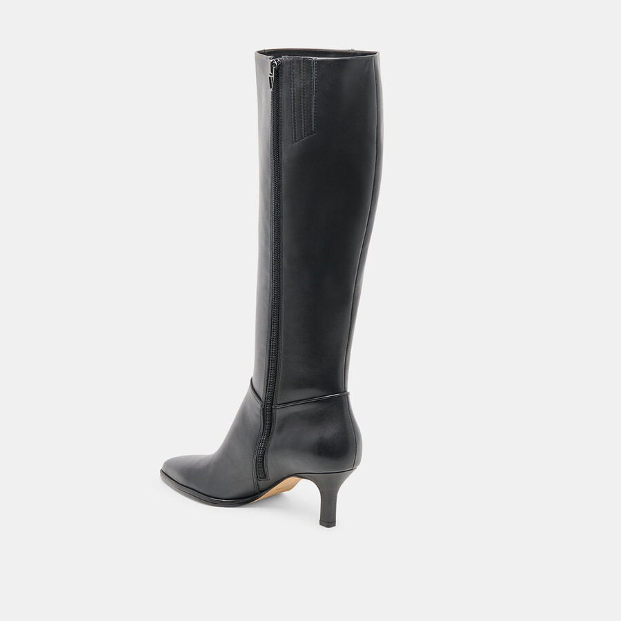 aldy boots schwarzes leder