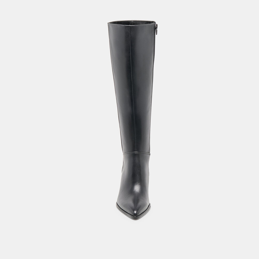 aldy boots schwarzes leder