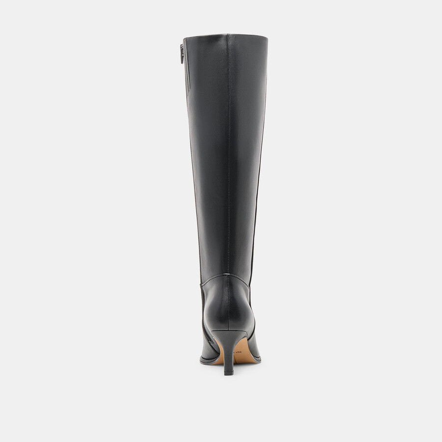 aldy boots schwarzes leder