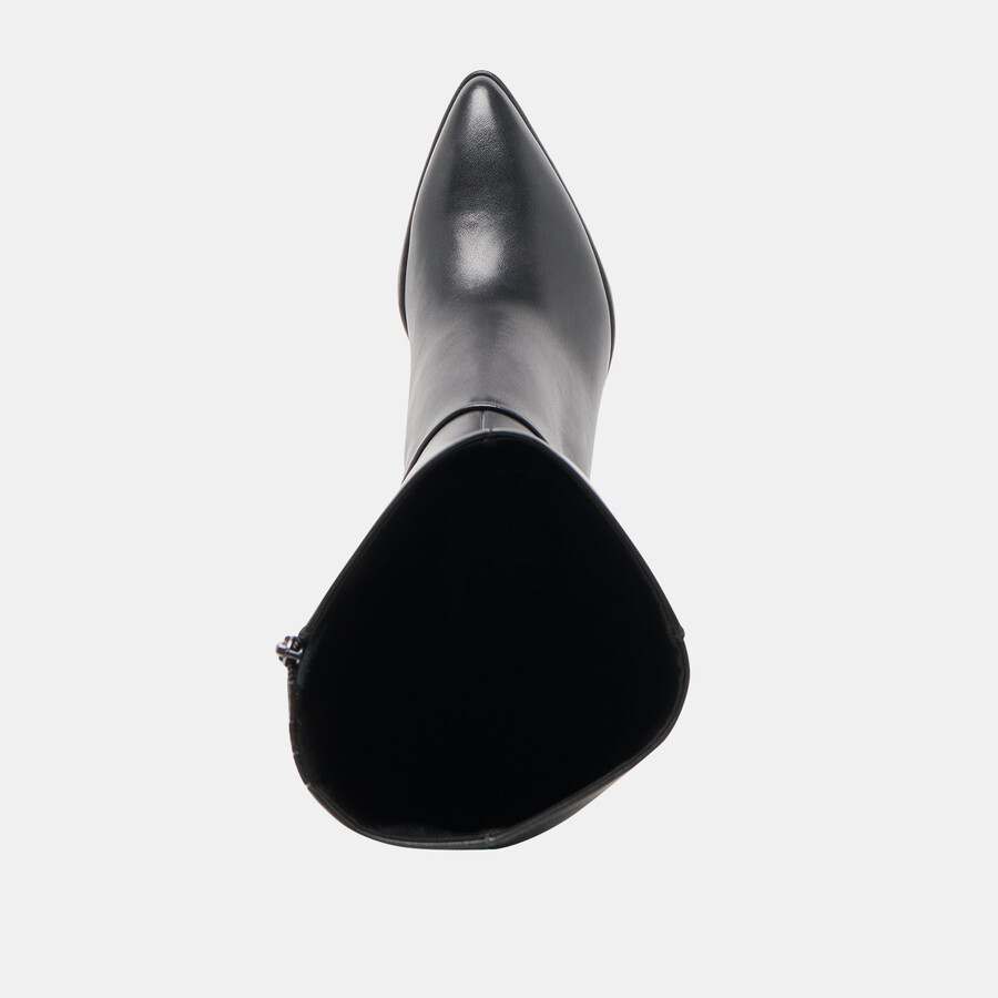 aldy boots schwarzes leder