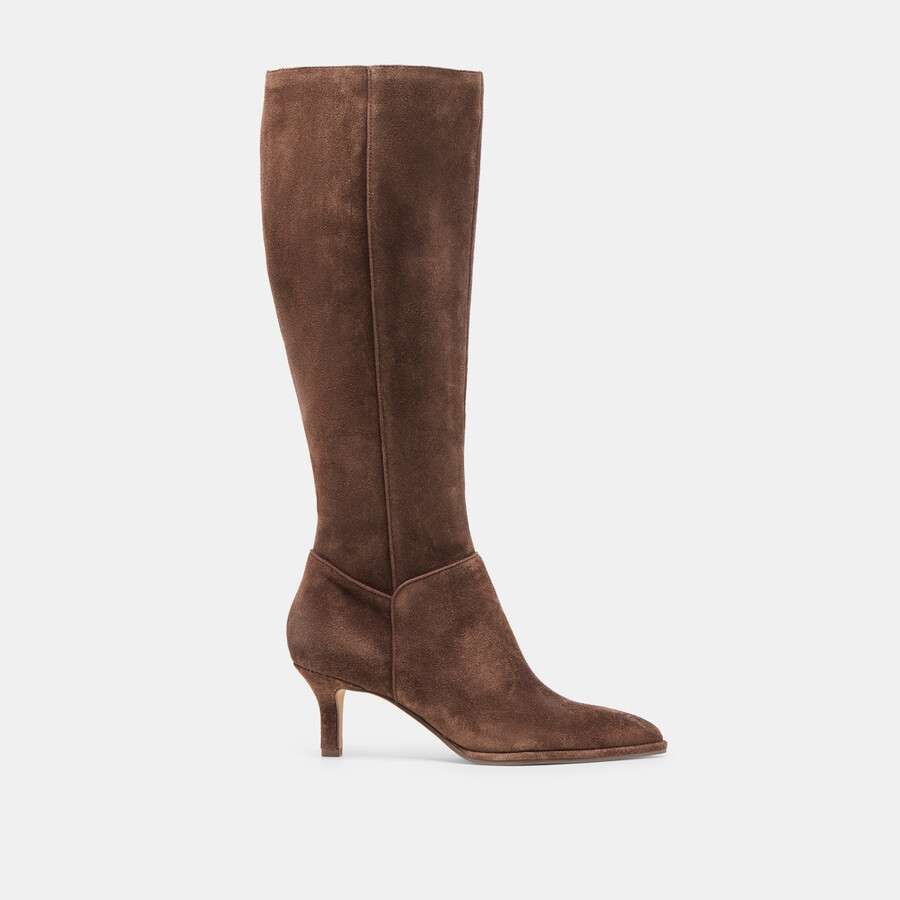 aldy boots dunkelbraunes wildleder