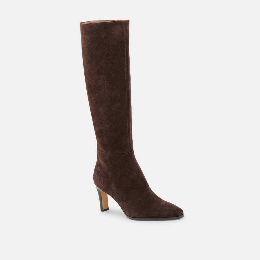 emmi boots dunkelbraunes wildleder