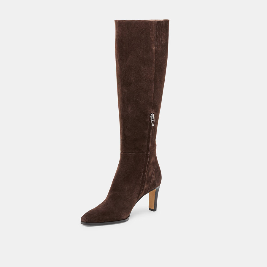 emmi boots dunkelbraunes wildleder