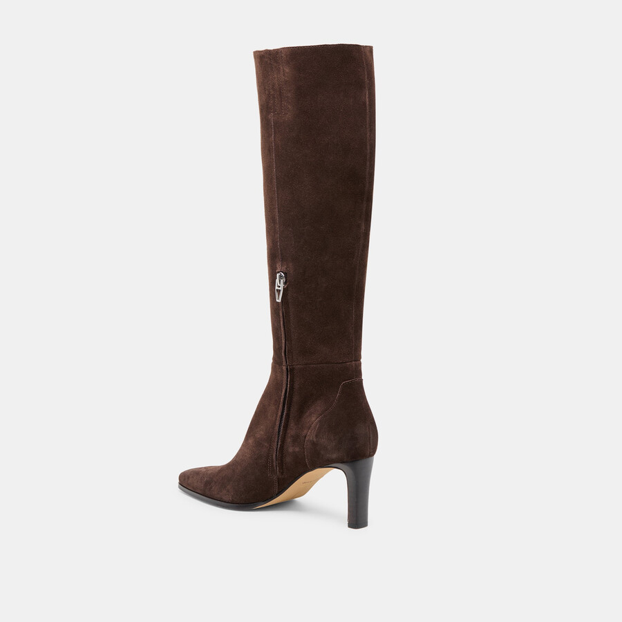 emmi boots dunkelbraunes wildleder