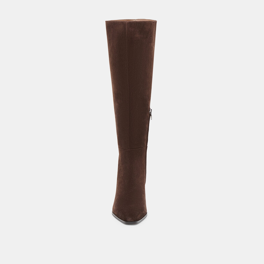 emmi boots dunkelbraunes wildleder