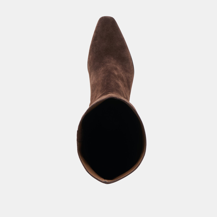 emmi boots dunkelbraunes wildleder
