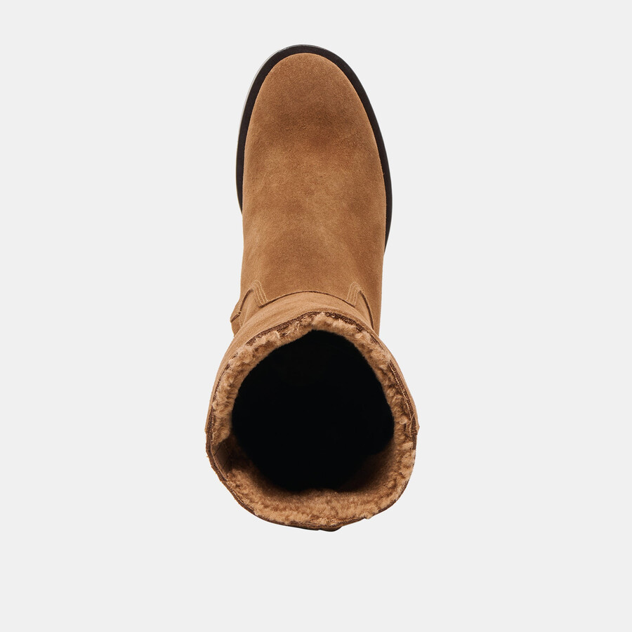 kedra h2o stiefel aus kastanienbraunem wildleder