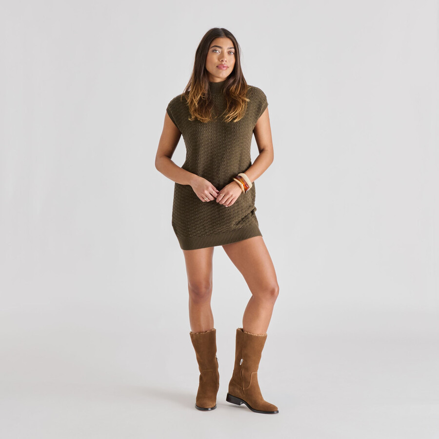 kedra h2o stiefel aus kastanienbraunem wildleder