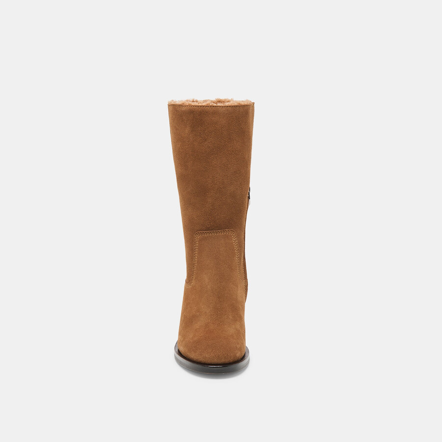 kedra h2o stiefel aus kastanienbraunem wildleder
