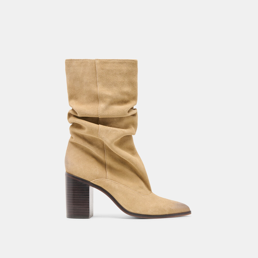 talina boots dunkeltaupe wildleder
